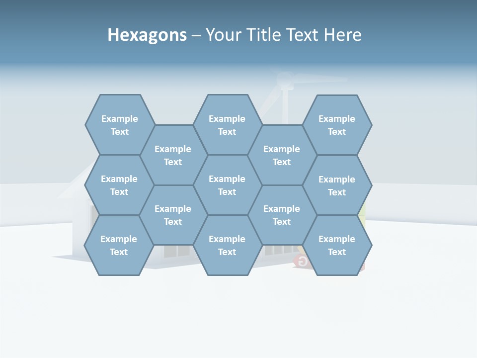 Abstract Ecology Carbon PowerPoint Template