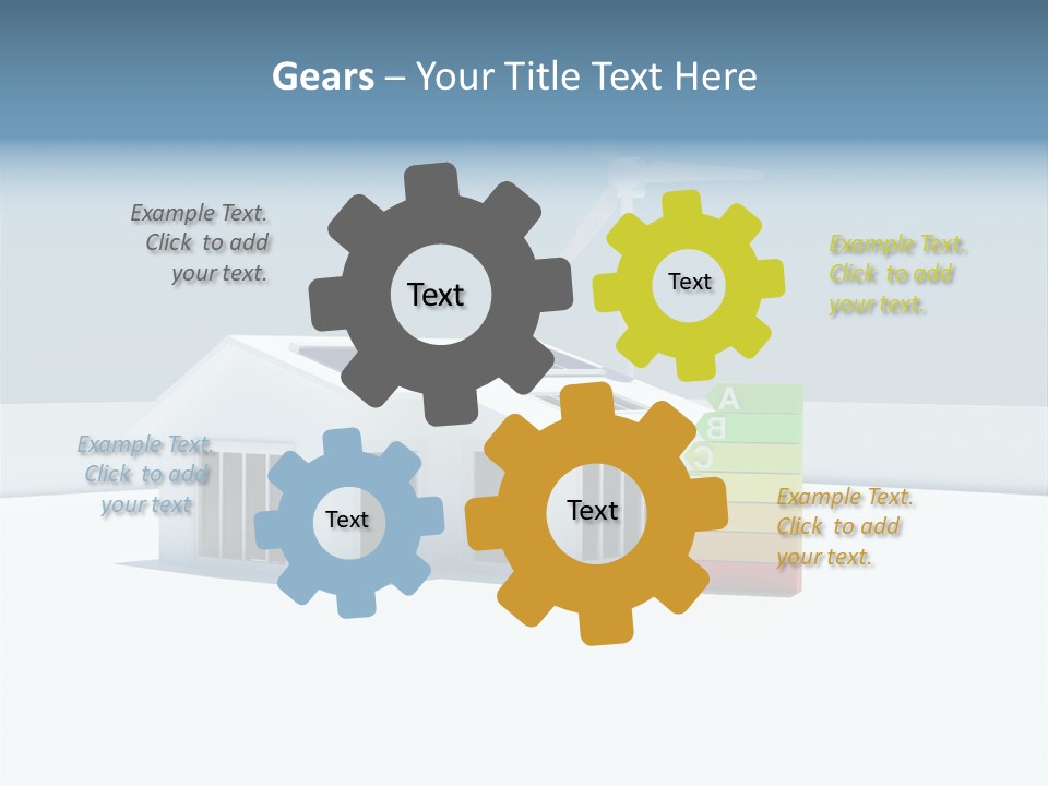 Abstract Ecology Carbon PowerPoint Template
