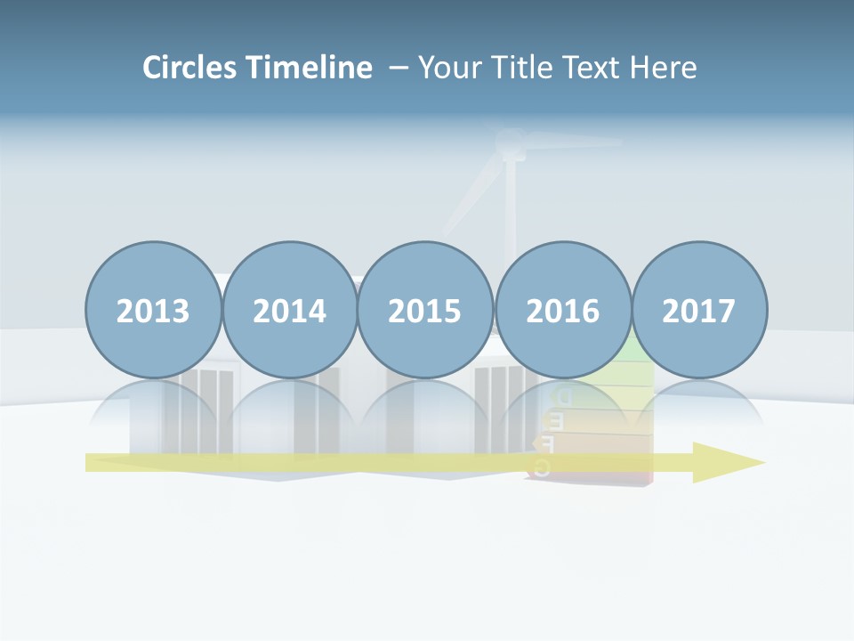 Abstract Ecology Carbon PowerPoint Template