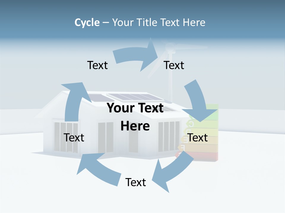 Abstract Ecology Carbon PowerPoint Template