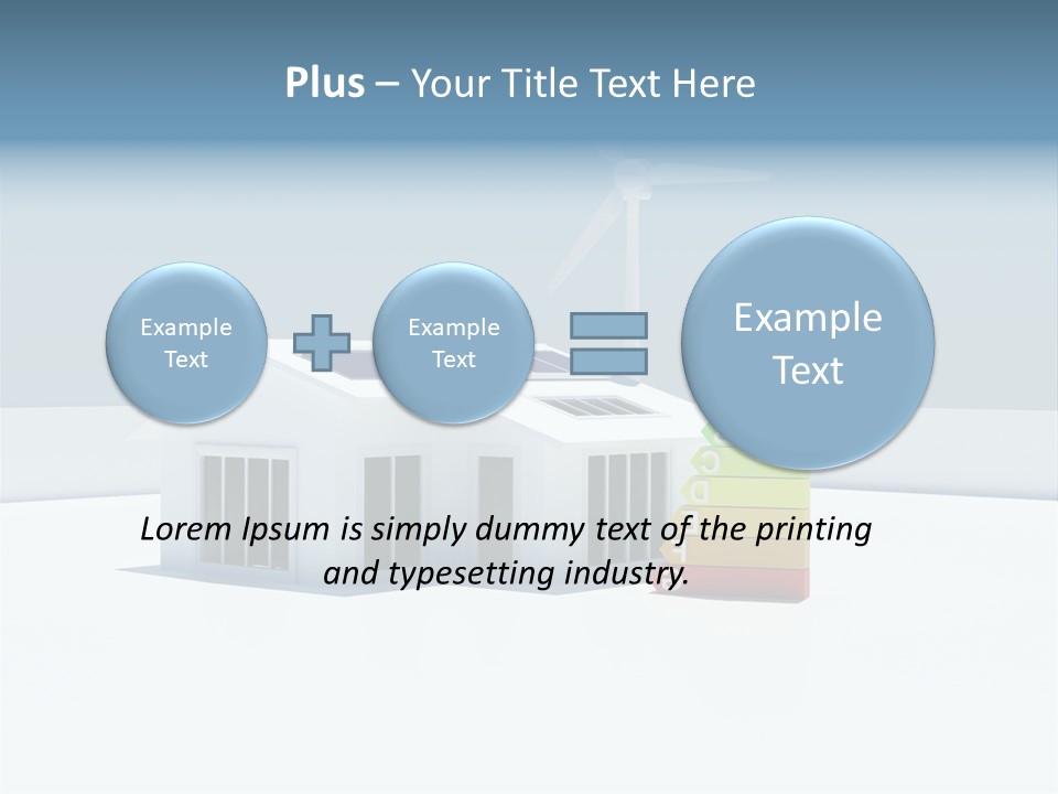 Abstract Ecology Carbon PowerPoint Template