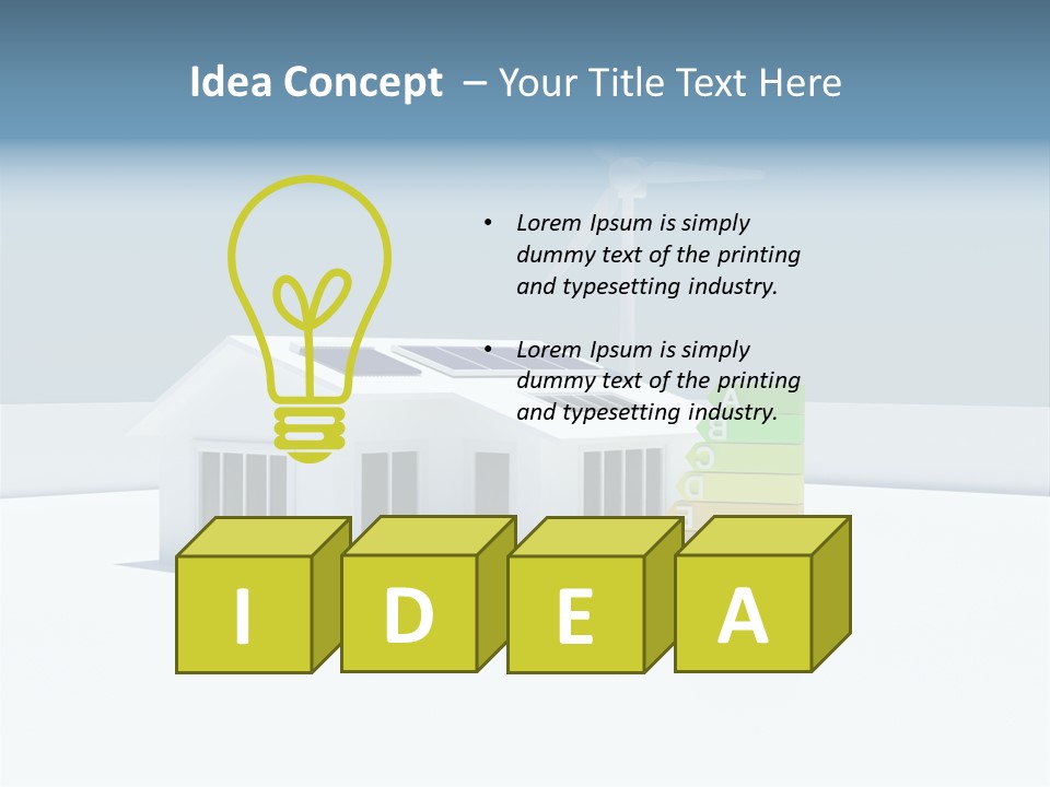 Abstract Ecology Carbon PowerPoint Template