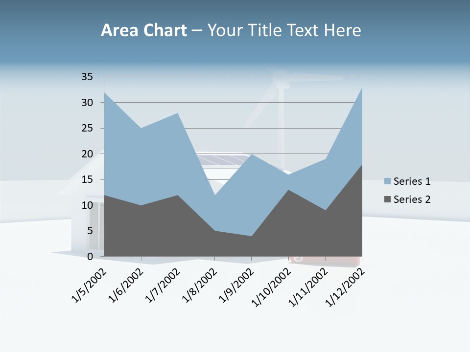 Abstract Ecology Carbon PowerPoint Template
