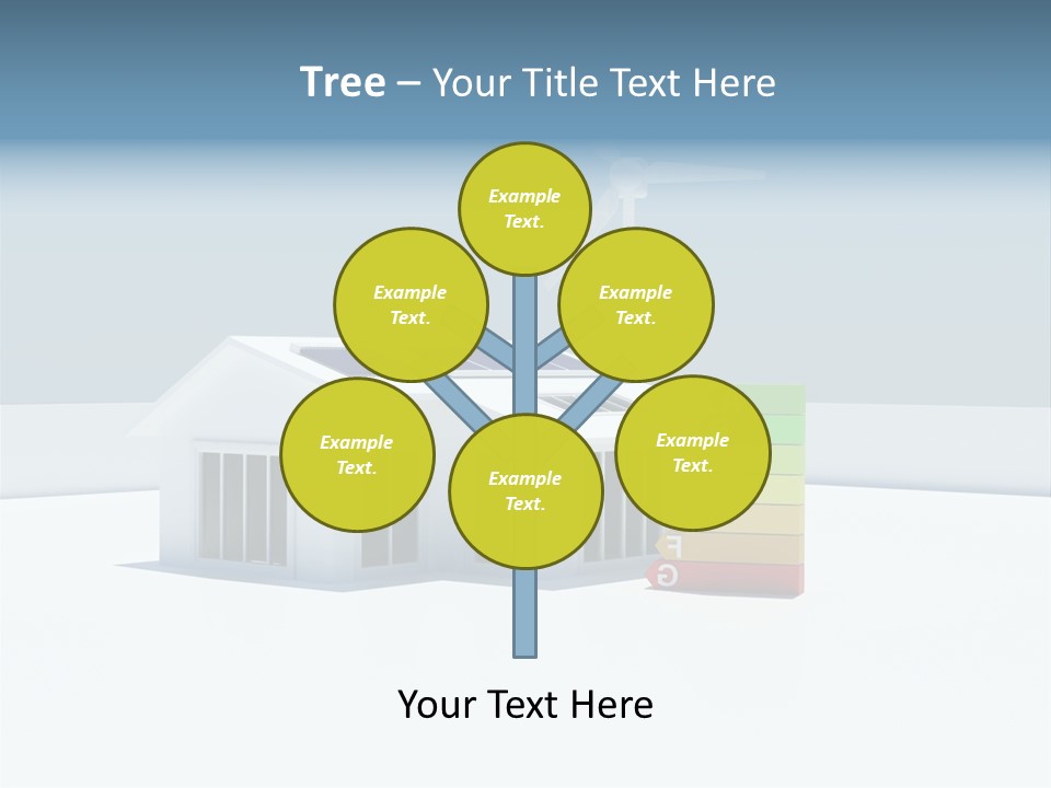 Abstract Ecology Carbon PowerPoint Template
