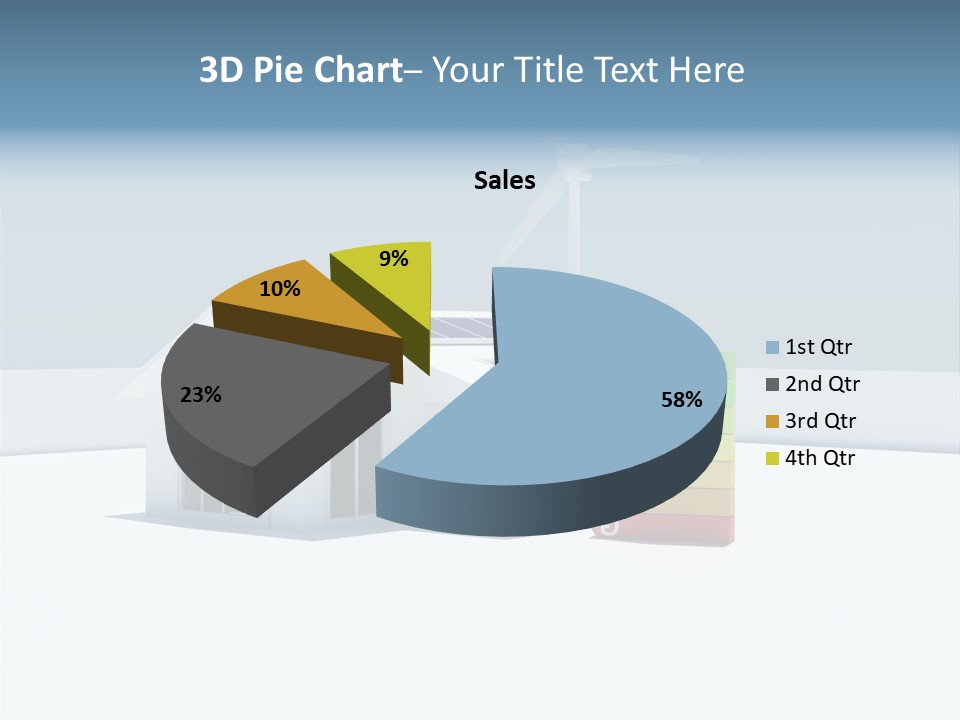 Abstract Ecology Carbon PowerPoint Template