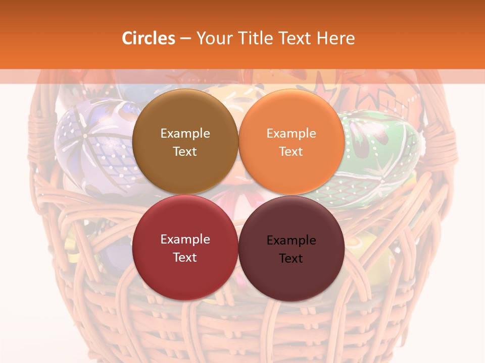Colorful Abstract Basket PowerPoint Template