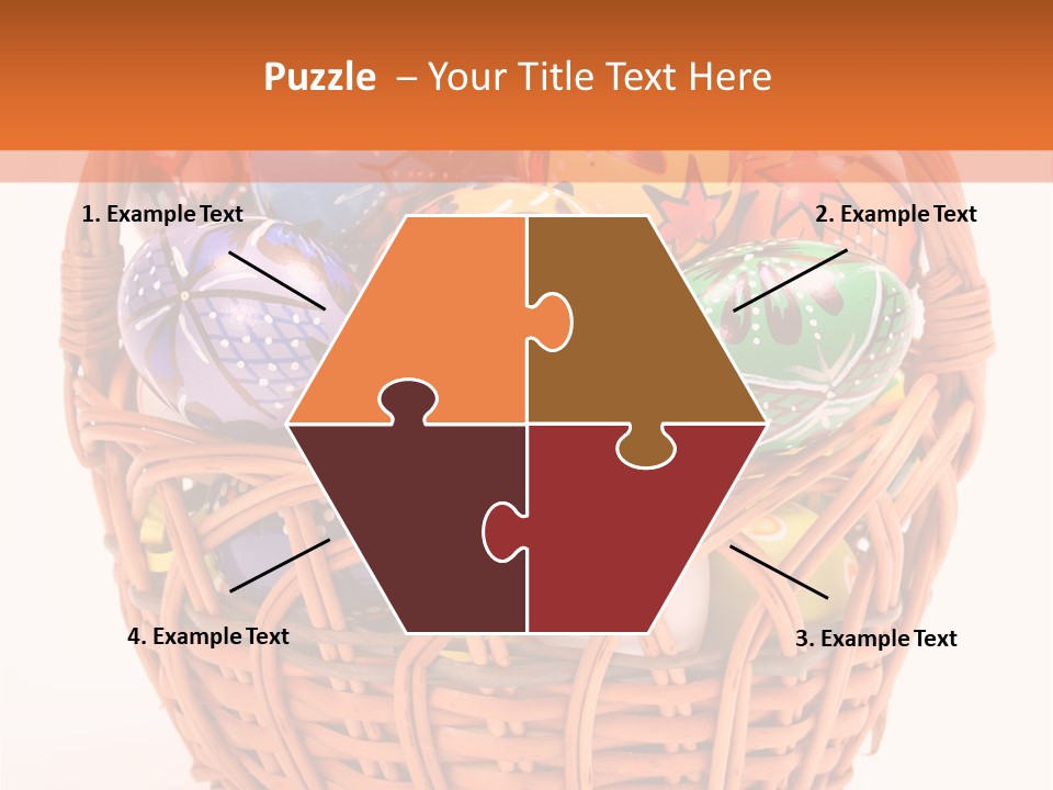 Colorful Abstract Basket PowerPoint Template