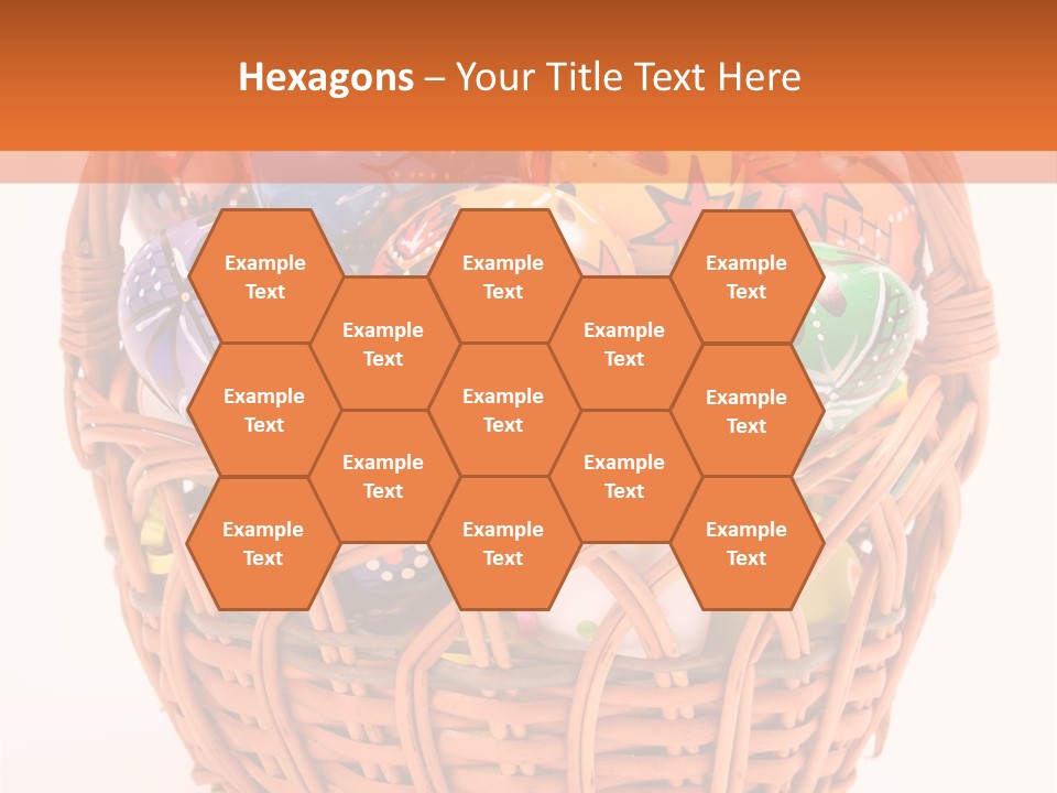 Colorful Abstract Basket PowerPoint Template