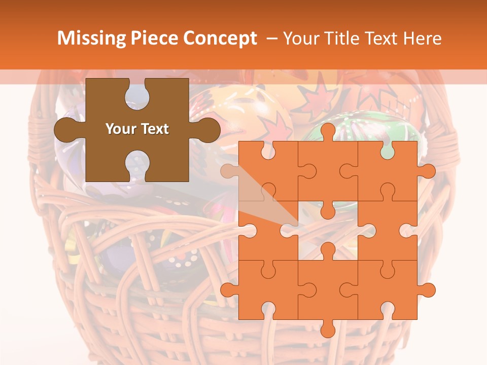 Colorful Abstract Basket PowerPoint Template