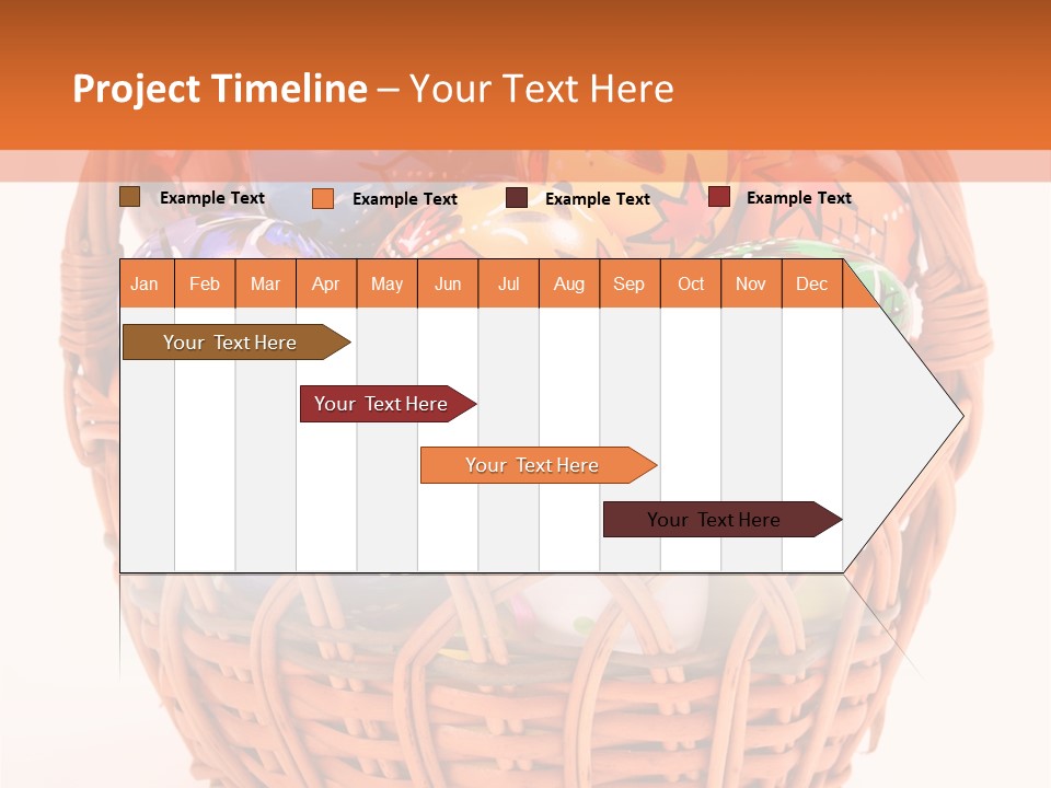 Colorful Abstract Basket PowerPoint Template
