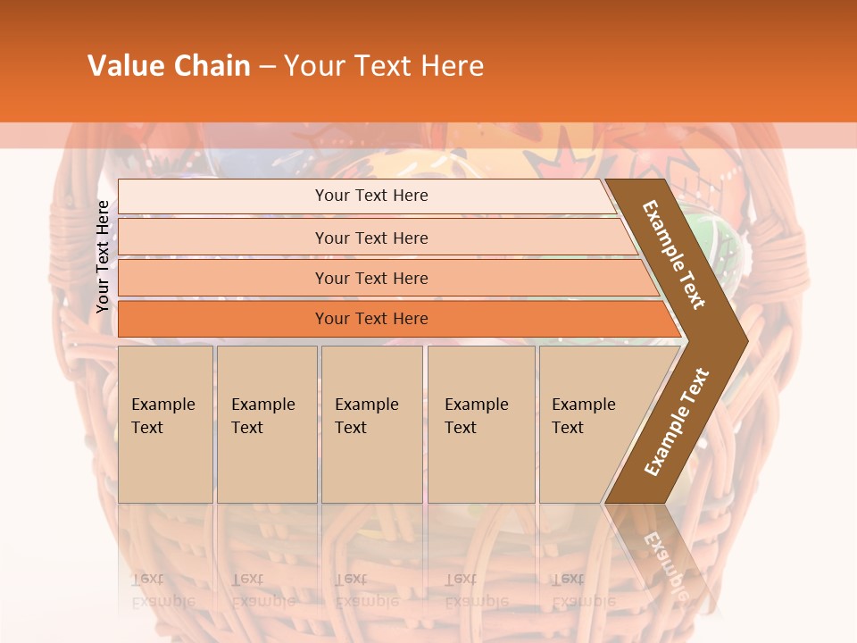 Colorful Abstract Basket PowerPoint Template