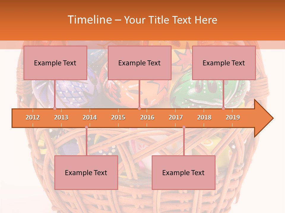 Colorful Abstract Basket PowerPoint Template