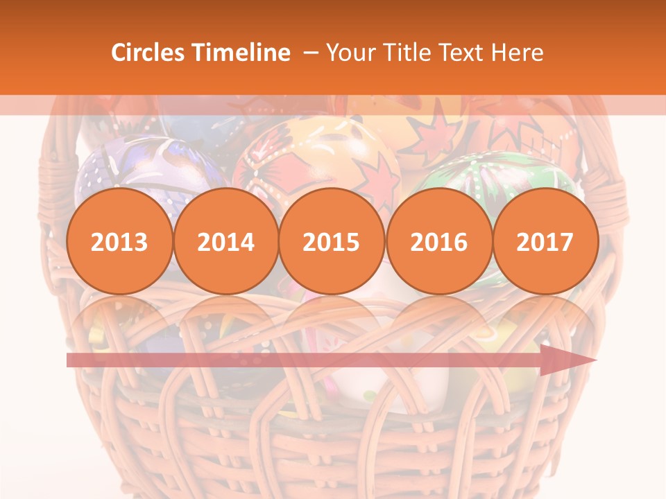 Colorful Abstract Basket PowerPoint Template