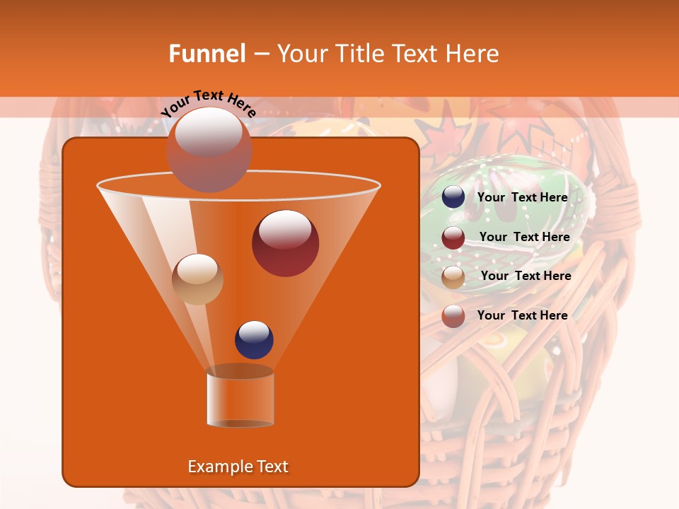 Colorful Abstract Basket PowerPoint Template