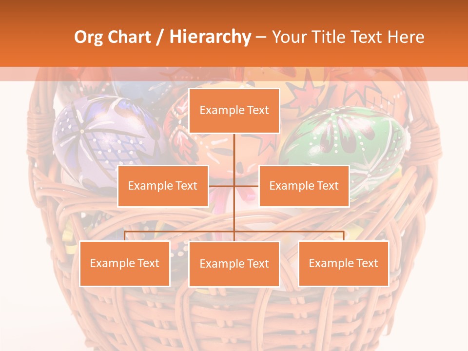 Colorful Abstract Basket PowerPoint Template
