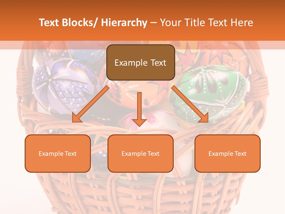 Colorful Abstract Basket PowerPoint Template