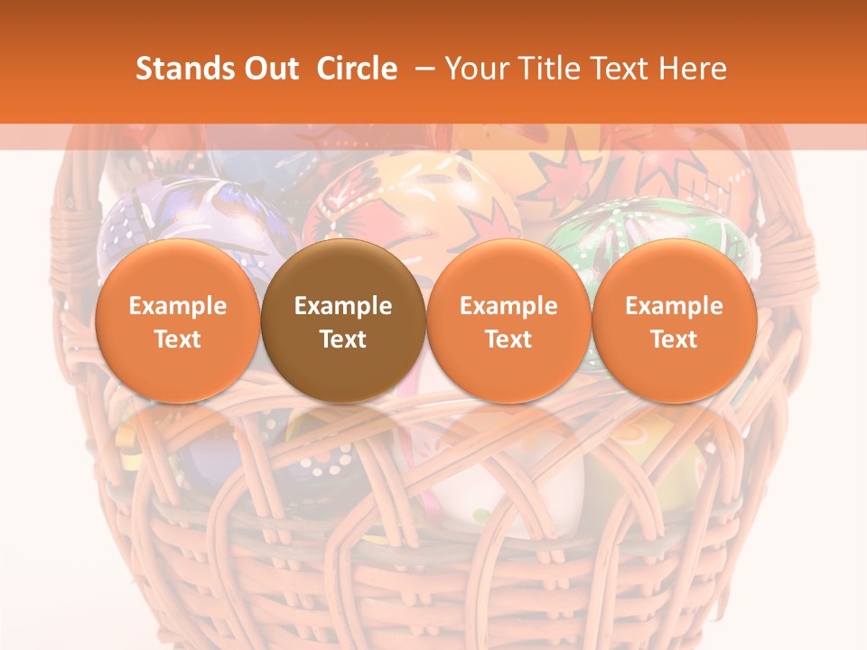 Colorful Abstract Basket PowerPoint Template