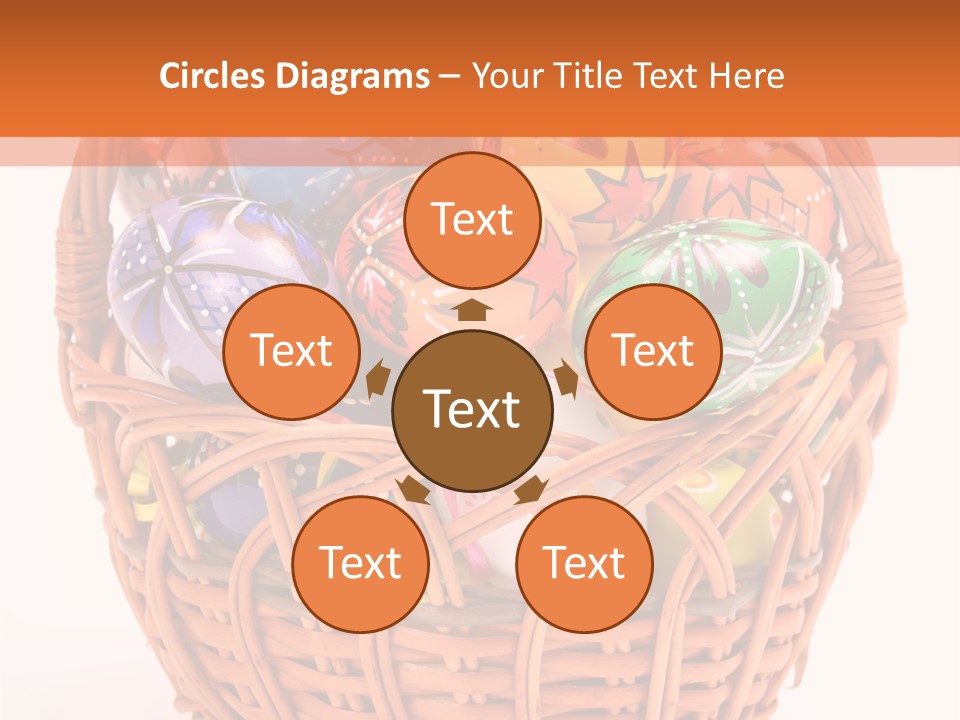 Colorful Abstract Basket PowerPoint Template