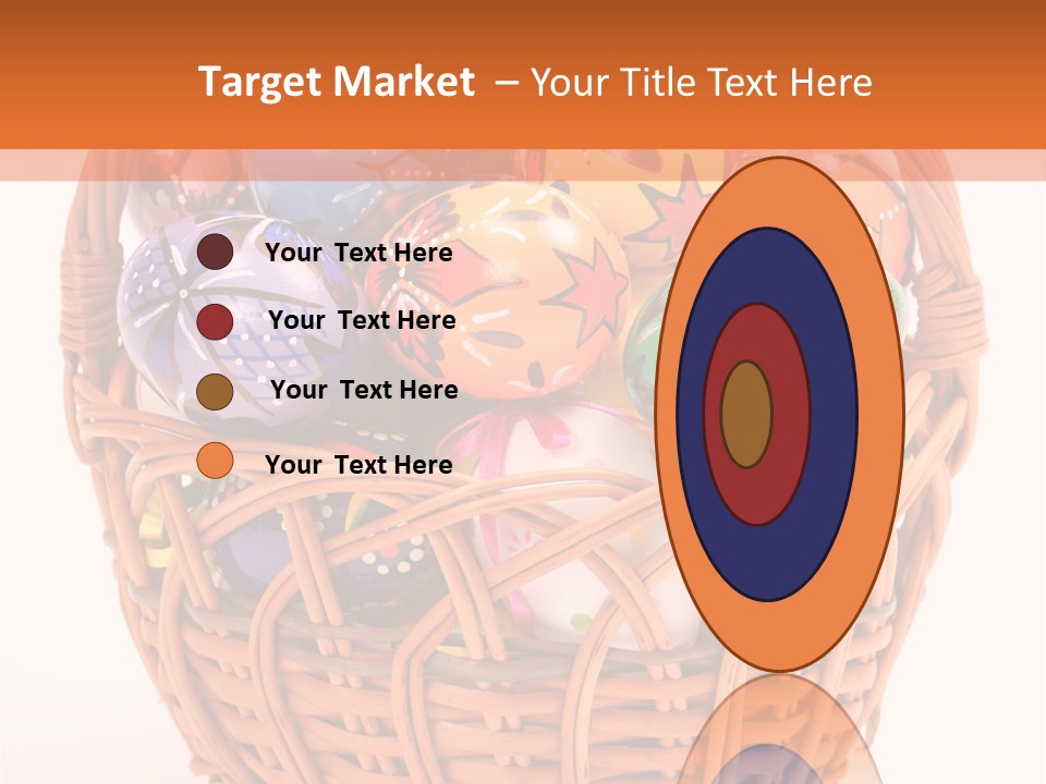 Colorful Abstract Basket PowerPoint Template