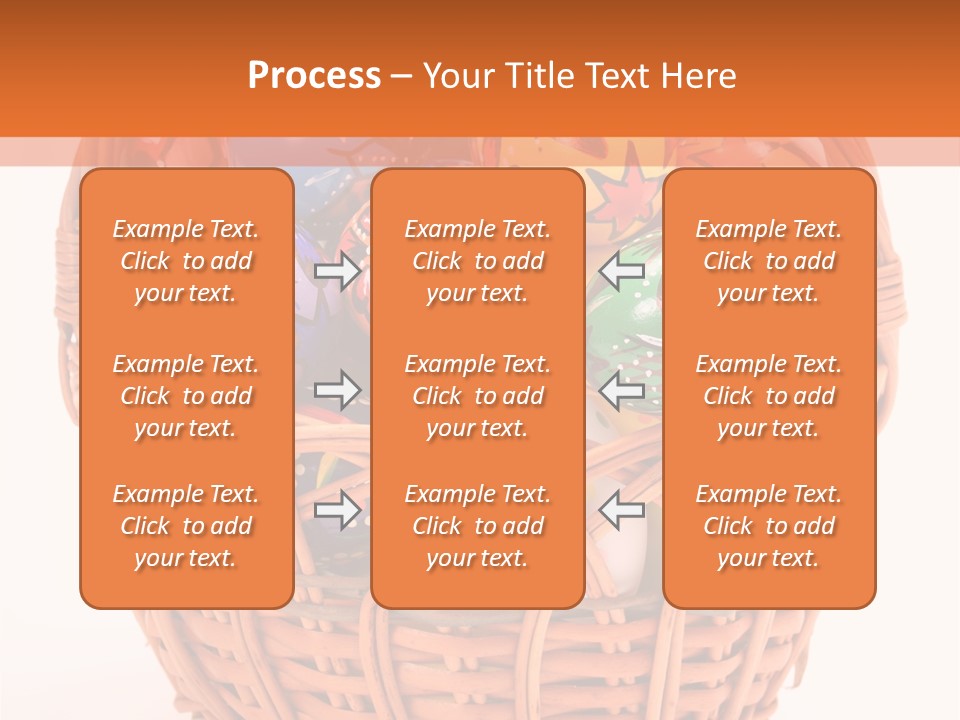 Colorful Abstract Basket PowerPoint Template