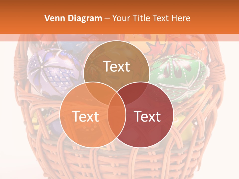 Colorful Abstract Basket PowerPoint Template