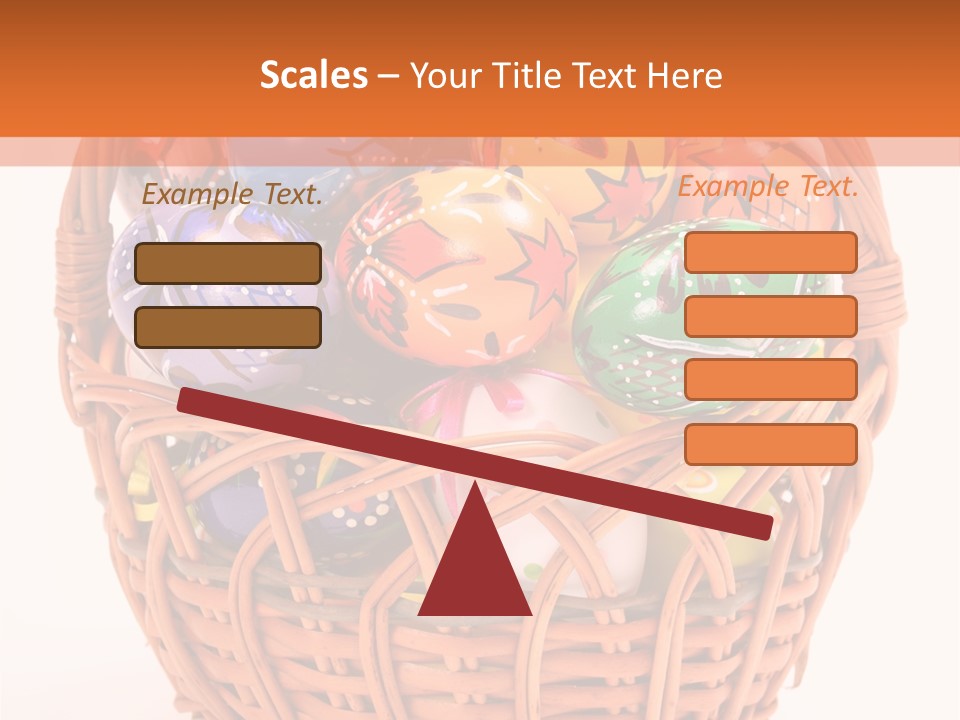 Colorful Abstract Basket PowerPoint Template