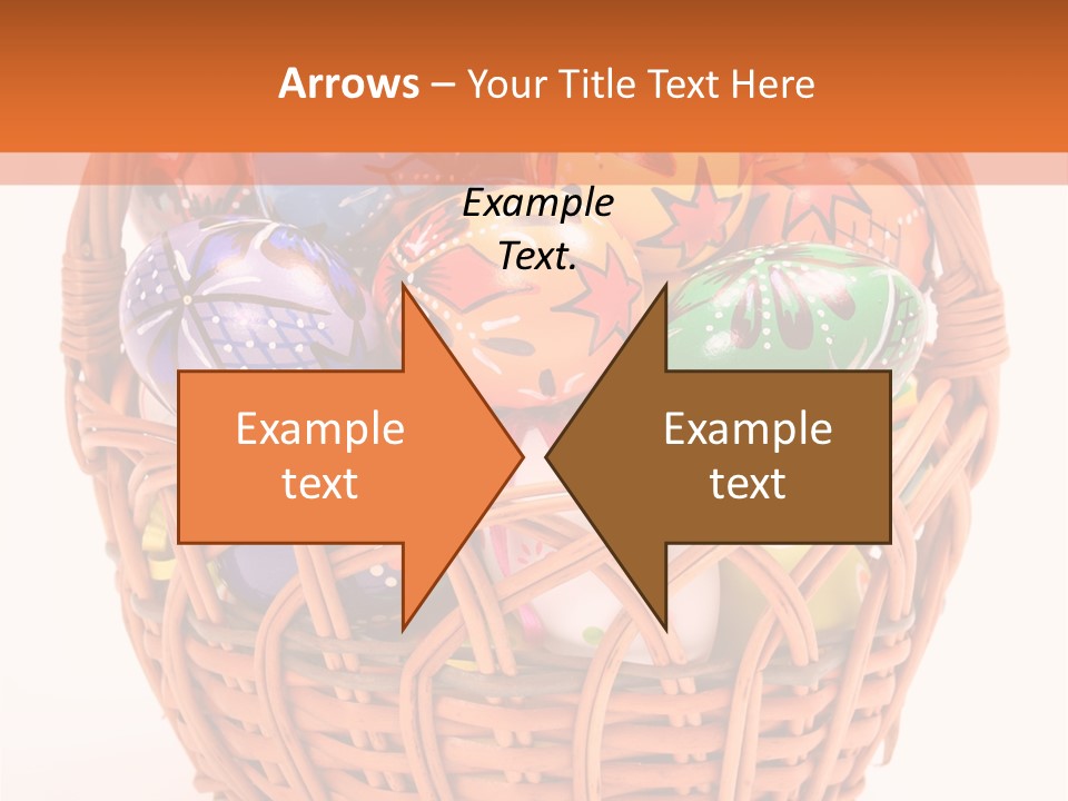 Colorful Abstract Basket PowerPoint Template