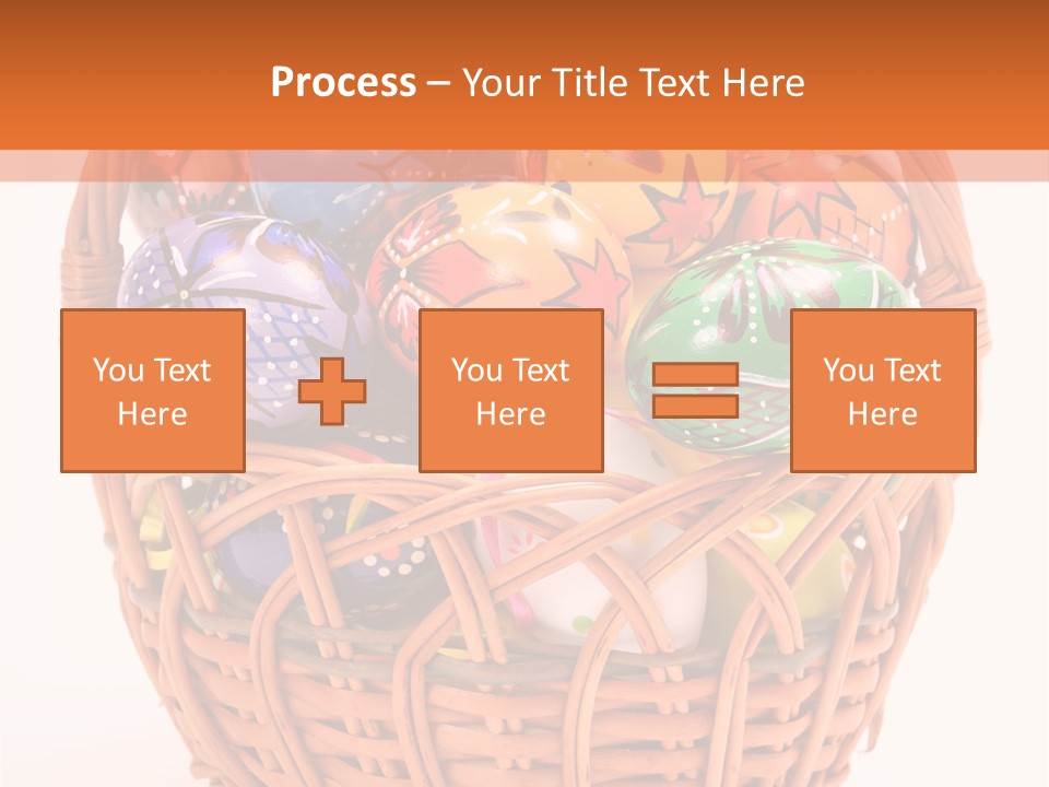 Colorful Abstract Basket PowerPoint Template