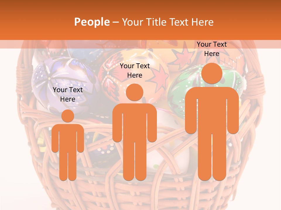 Colorful Abstract Basket PowerPoint Template