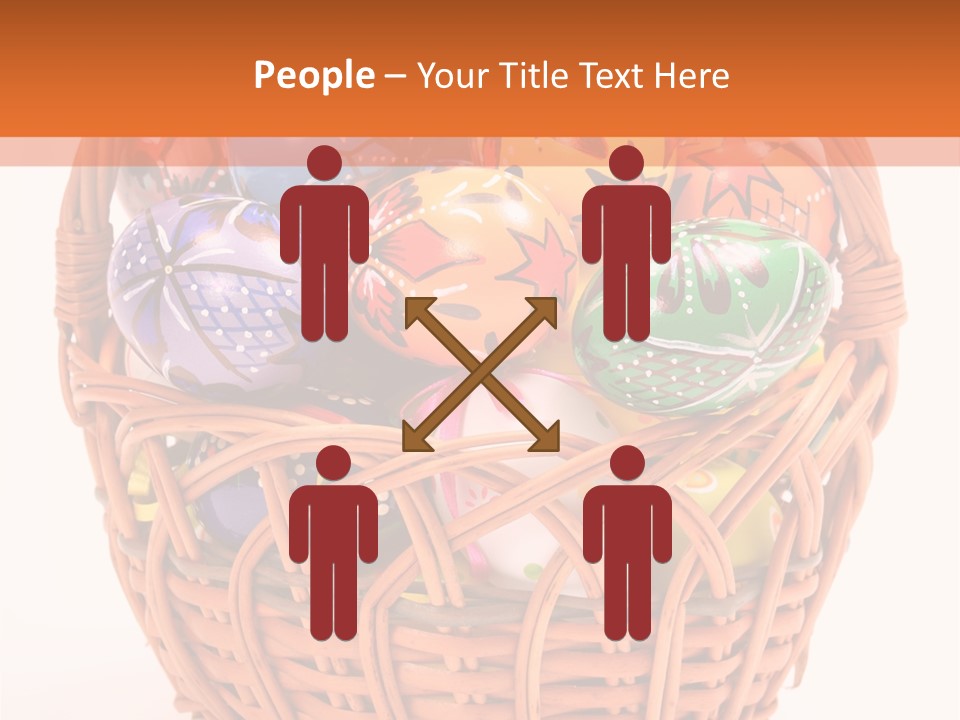 Colorful Abstract Basket PowerPoint Template