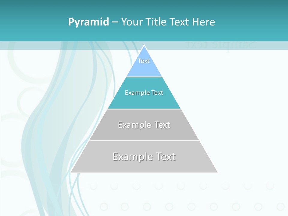 Message Blue Lined PowerPoint Template