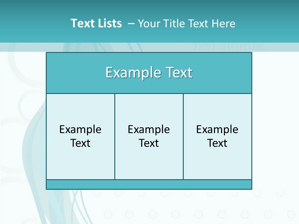 Message Blue Lined PowerPoint Template
