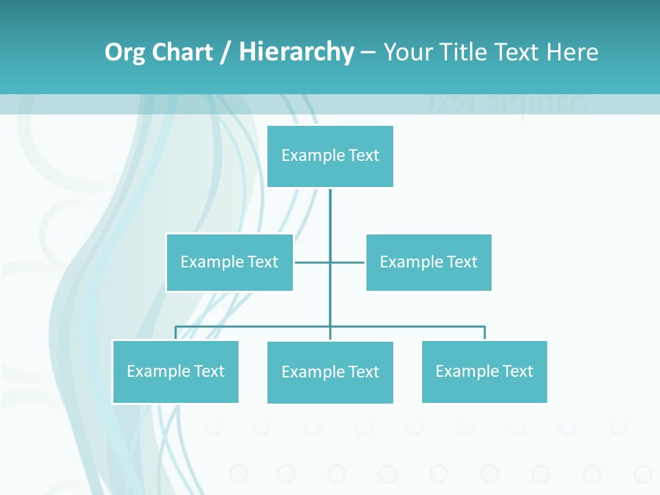 Message Blue Lined PowerPoint Template