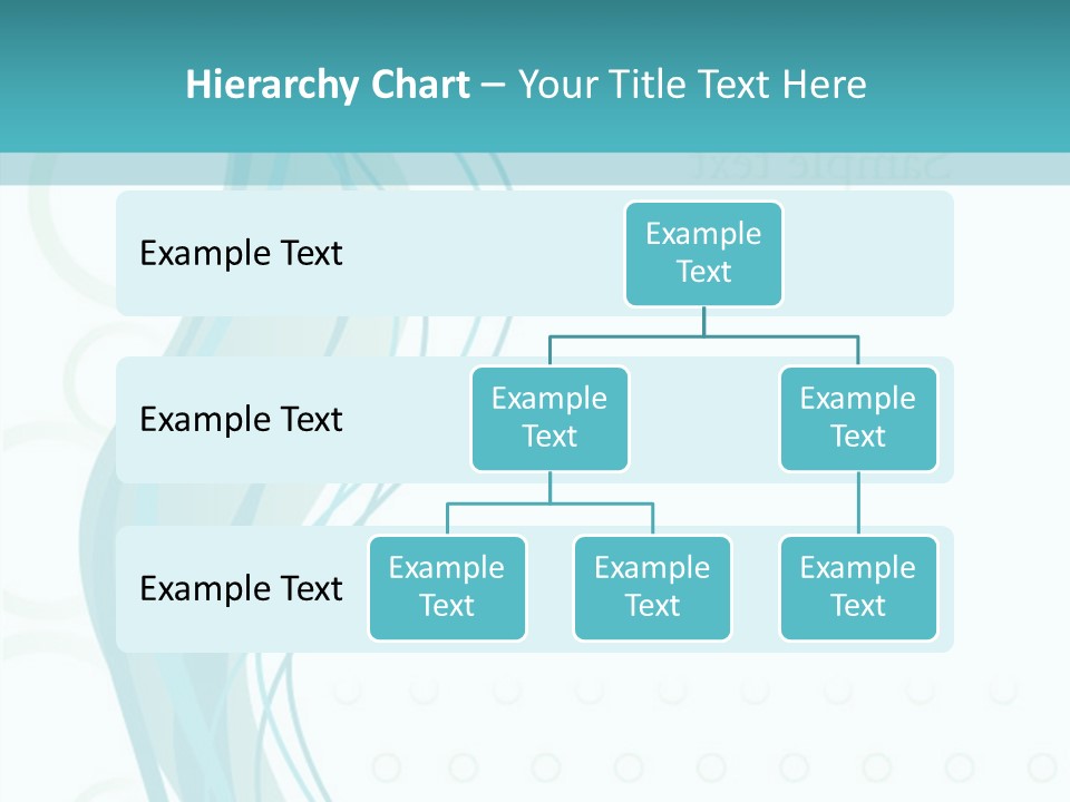 Message Blue Lined PowerPoint Template