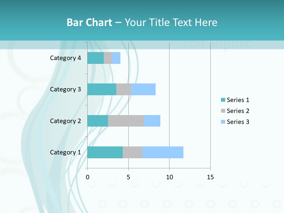 Message Blue Lined PowerPoint Template