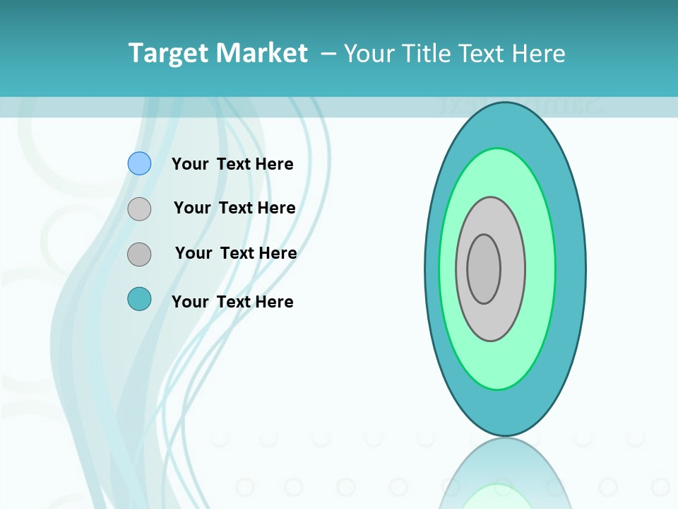 Message Blue Lined PowerPoint Template