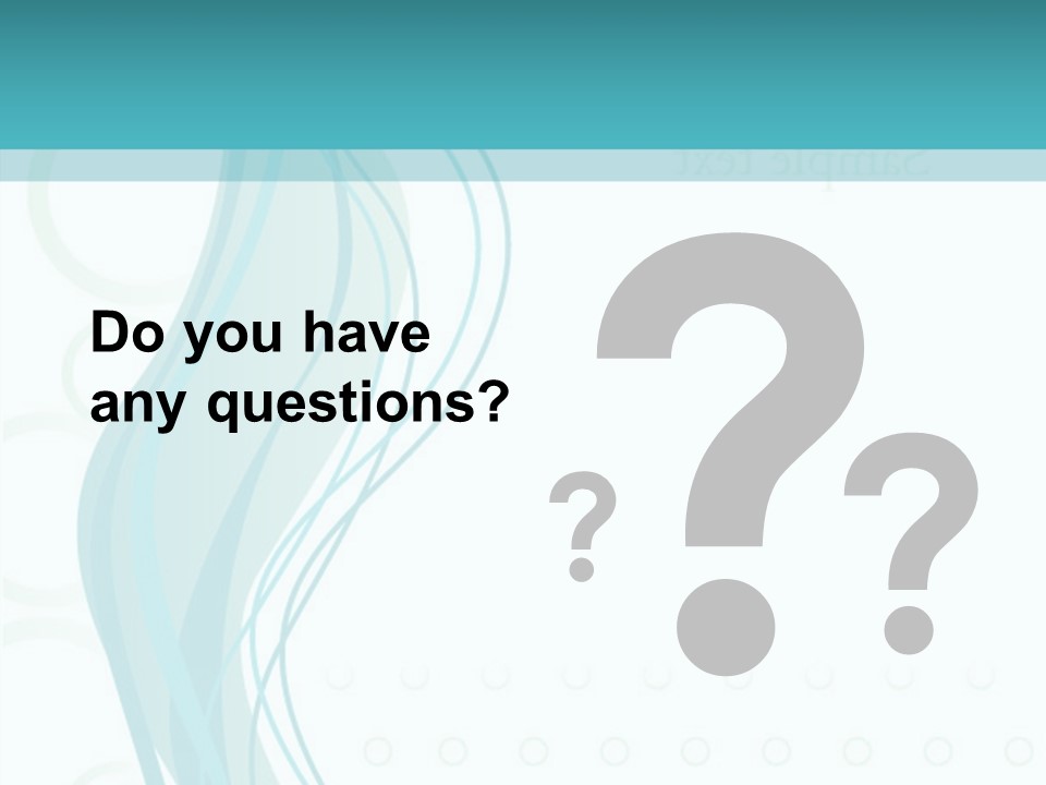 Message Blue Lined PowerPoint Template