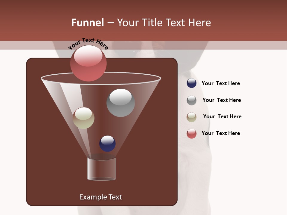 A Dog Sitting Down With His Tongue Out PowerPoint Template