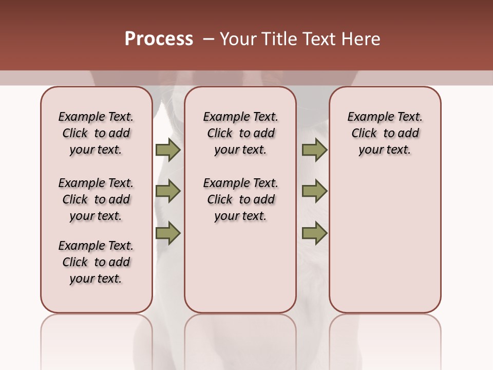 A Dog Sitting Down With His Tongue Out PowerPoint Template