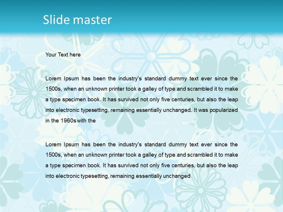 Paint Drawings Abstract PowerPoint Template