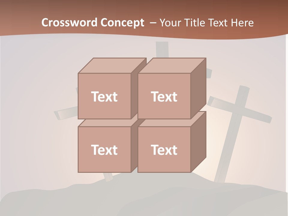 Crucifixion Hillside John PowerPoint Template