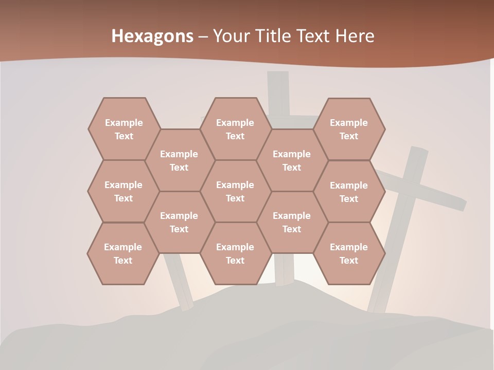 Crucifixion Hillside John PowerPoint Template