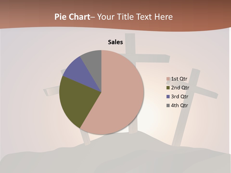 Crucifixion Hillside John PowerPoint Template