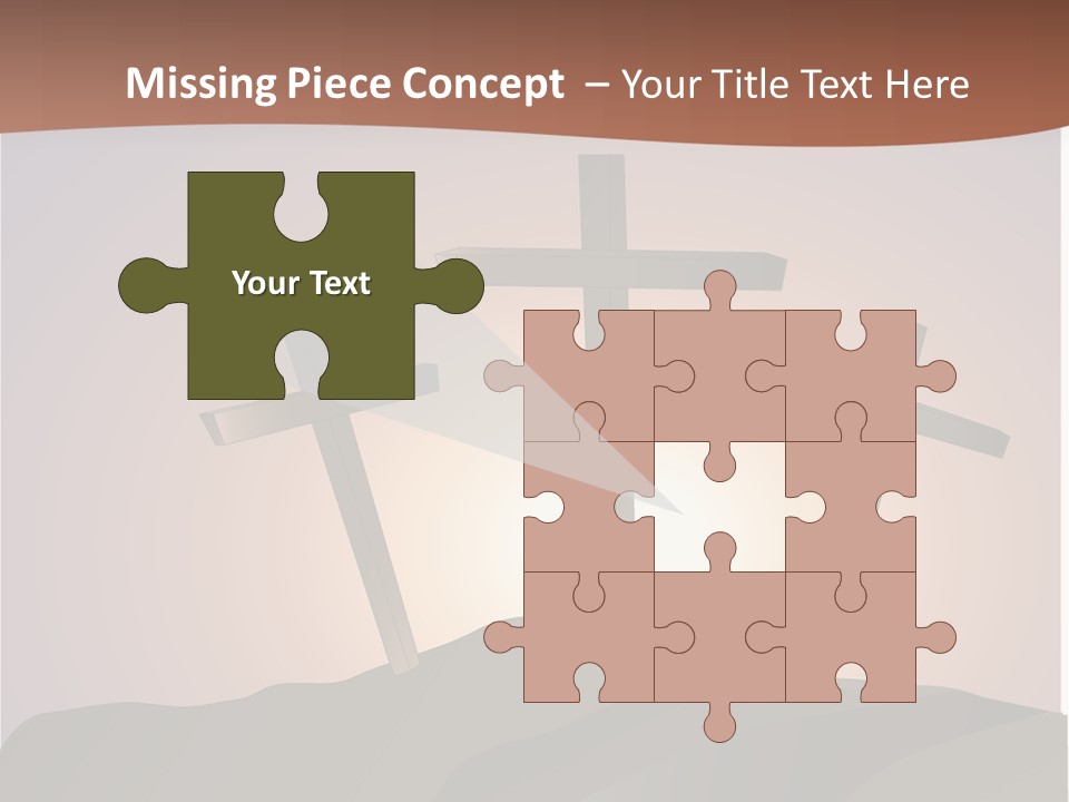 Crucifixion Hillside John PowerPoint Template