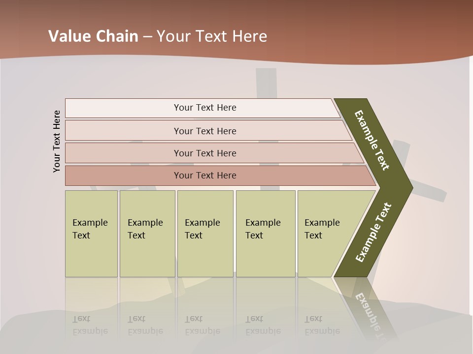 Crucifixion Hillside John PowerPoint Template
