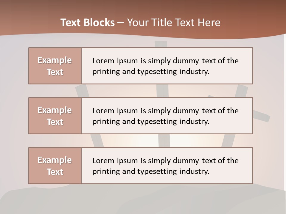 Crucifixion Hillside John PowerPoint Template