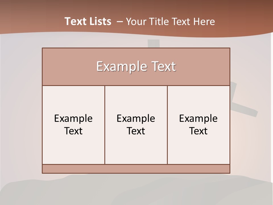 Crucifixion Hillside John PowerPoint Template