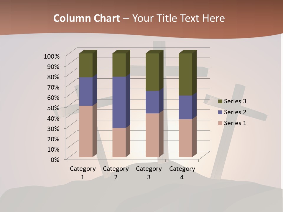 Crucifixion Hillside John PowerPoint Template