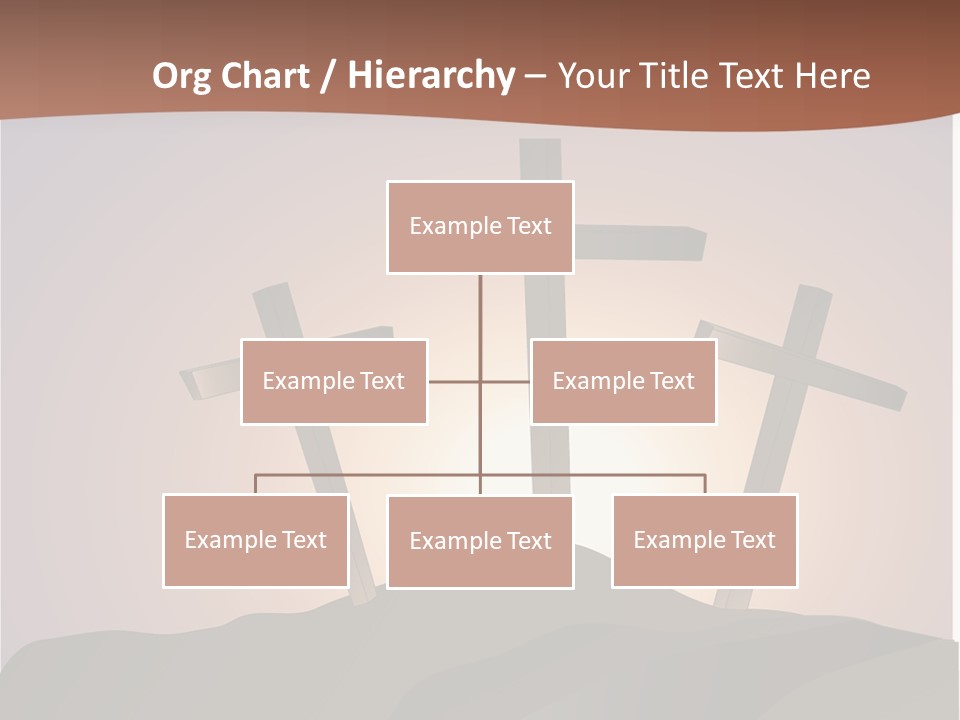 Crucifixion Hillside John PowerPoint Template