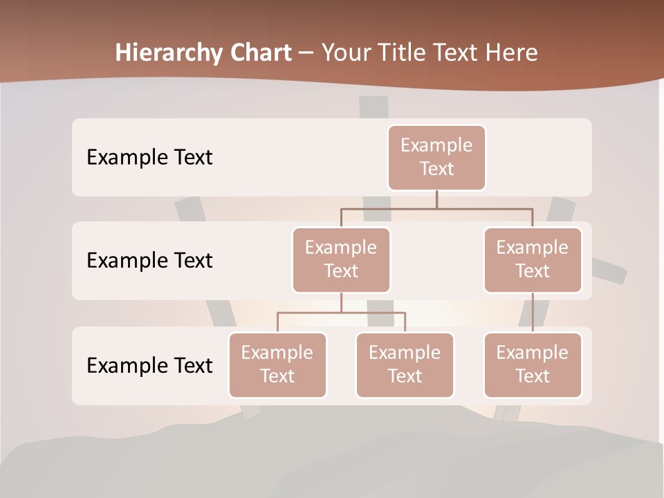 Crucifixion Hillside John PowerPoint Template